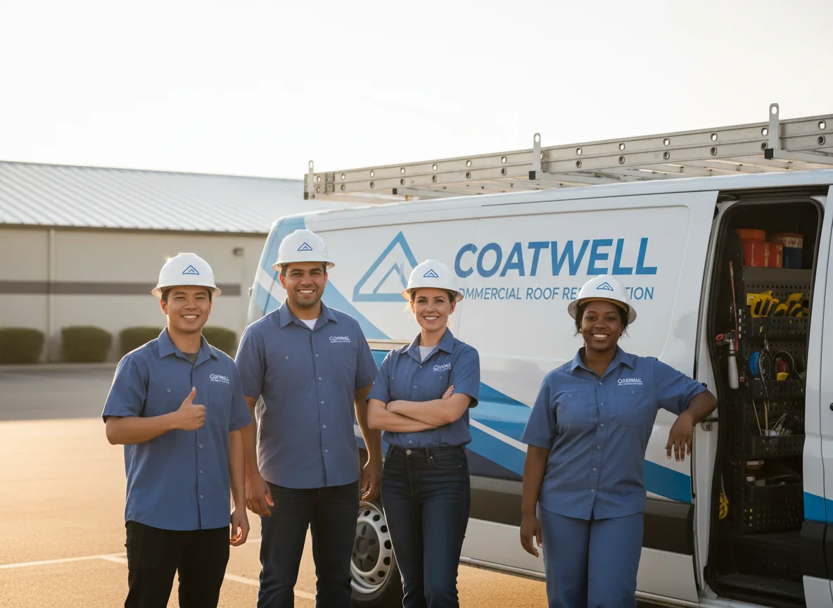 Commercial roof coating company in Melvin, IA